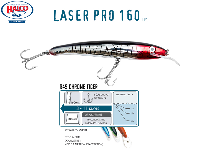 Halco Laser Pro 160 DD (160mm, 30gr, Color: R49)
