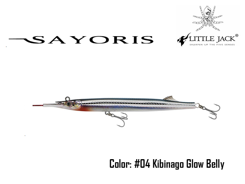 Little Jack Sayoris 155 (Length: 155mm, Weight: 19gr, Colour: #04)