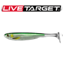 Live Target Slow-Roll Mullet Paddle Tail