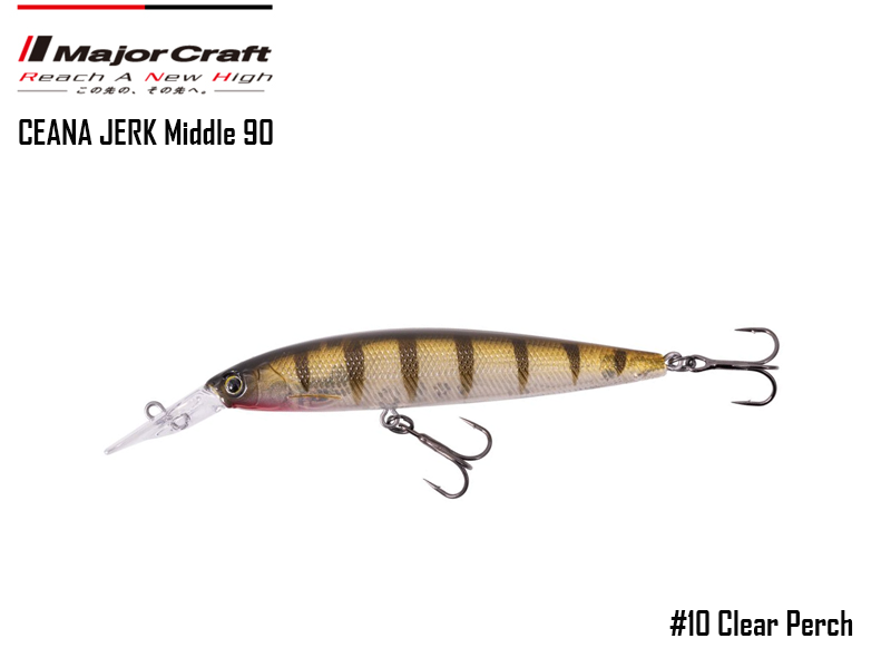 Major Craft Ceana Jerk Bait (Color: #10, Weight: 11gr, Range: Middle)