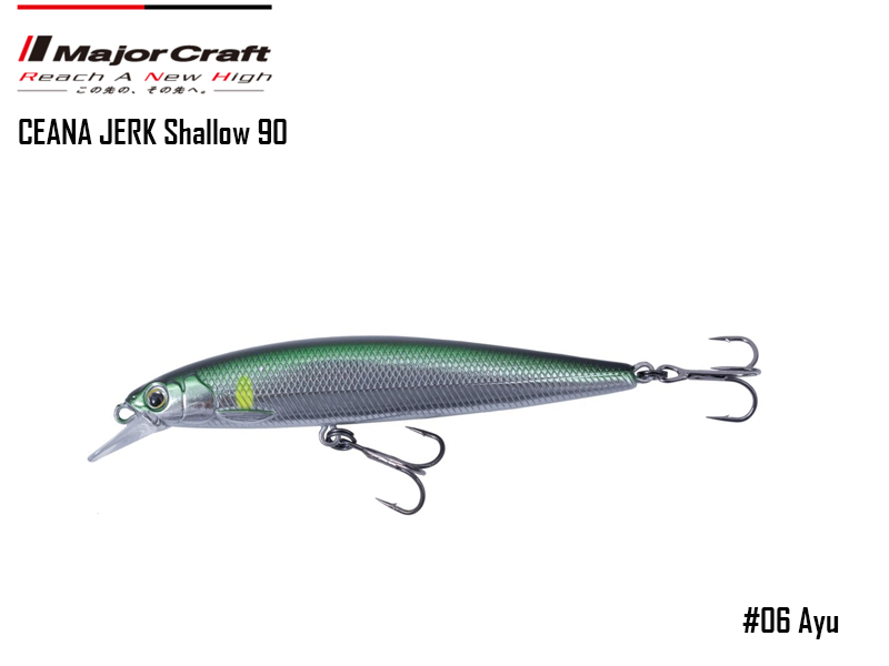 Major Craft Ceana Jerk Bait (Color: #06, Weight: 10gr, Range: Shallow)