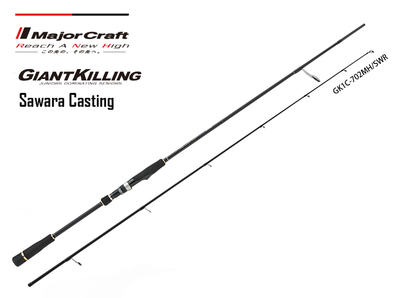 Major Craft Giant Killing 1G Sawara Casting Model GK1C-702M/SWR (Length: 2.13mt, Lure: 15-50gr)