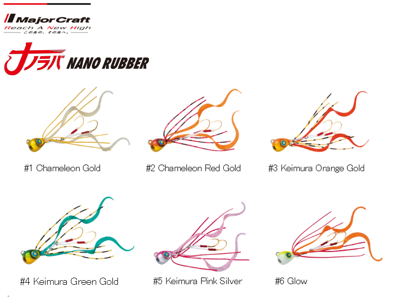 Major Craft Nano Rubber (Weight: 10gr, Colour: #006 Glow)