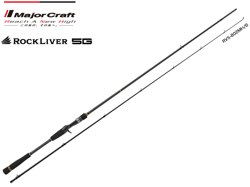 Major Craft Rock Liver 5G RV5-802MH/B (Length: 2.44mt, Lure: 7-40gr)