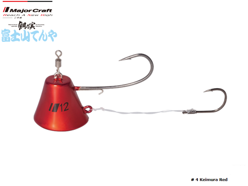 Major Craft Fujiyama Tenya (Size: 6, Weight: 24gr, Color: #04 Keimura Red)
