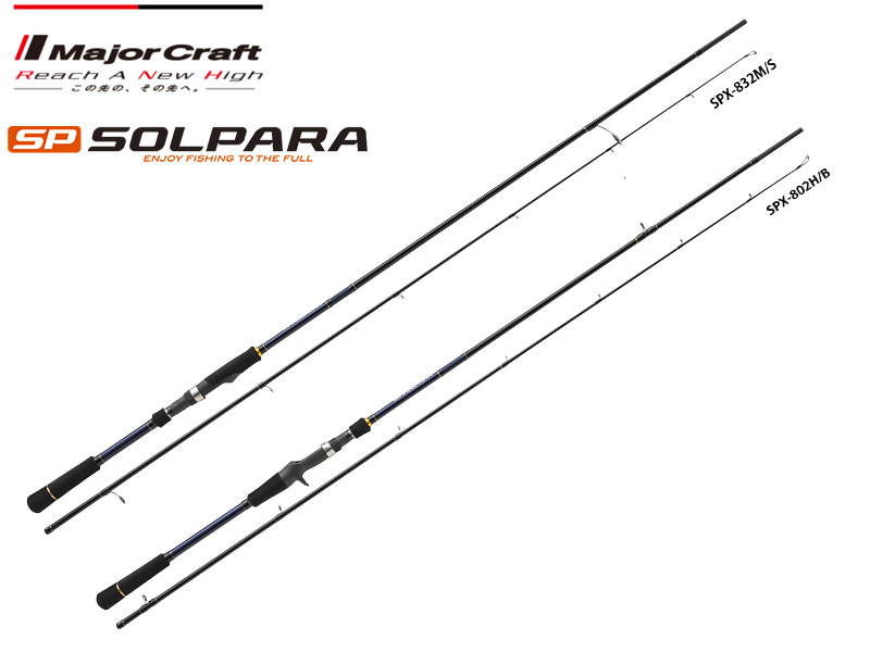 Major Craft New SP Solpara Hard Rock SPX-792M/S (Length: 2.40mt, Lure: 5-25gr)