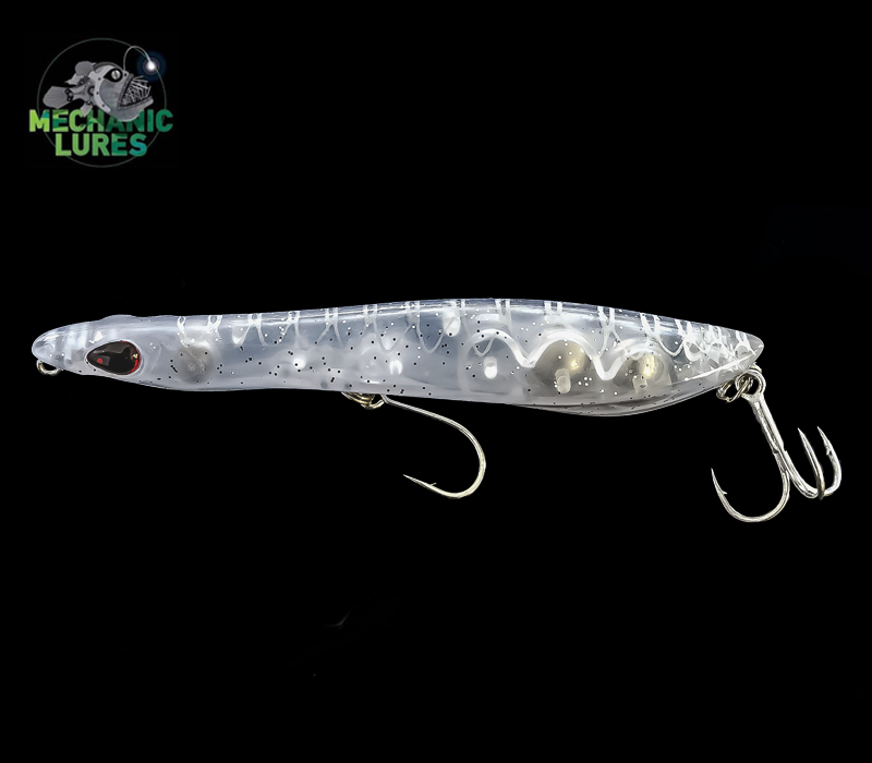 Mechanic Lures Autowalker 115S (Length: 115mm, Weight: 20.5gr, Color: Ghost)