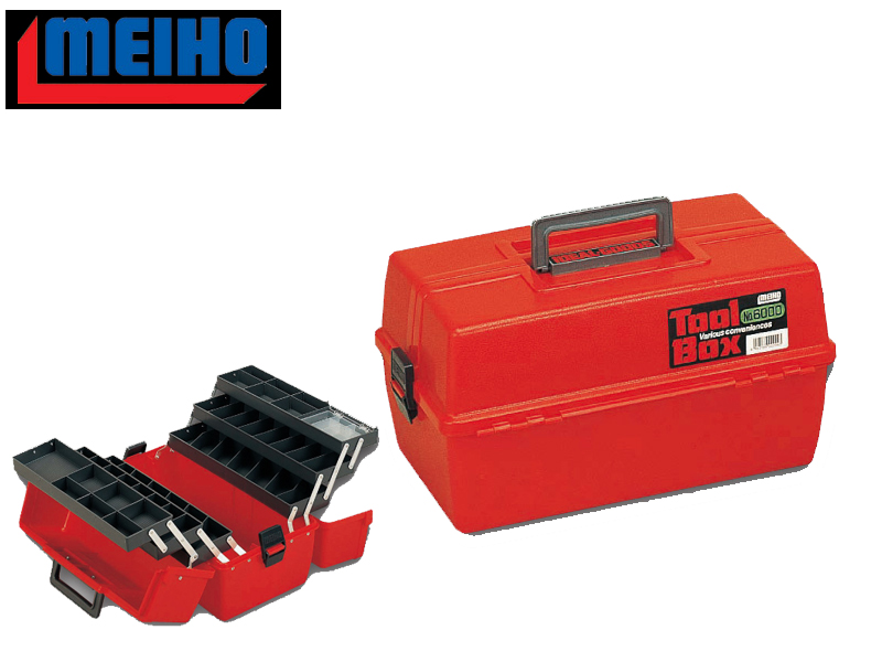 Meiho Toolbox No.6000 Red (450 ? 270 ? 230 mm)