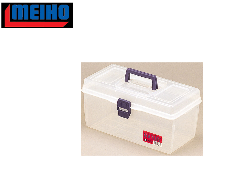 Meiho Handy L Box (210 x400 x195mm, Color: Clear)