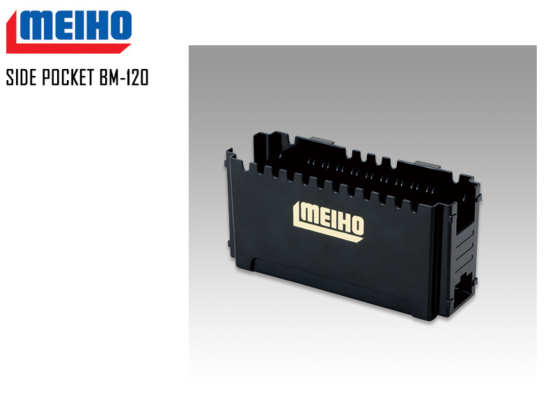 Meiho Side Pocket BM-120 (Size: 261 × 125 × 97 mm)