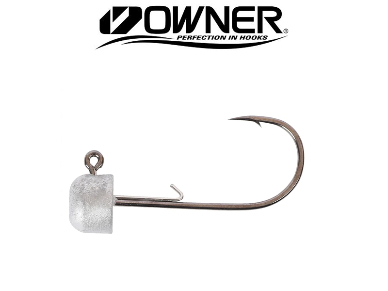 Owner 4151 Block Head Jig ( Weight:1/16oz, Hook: 1/0, Pack: 3pcs)