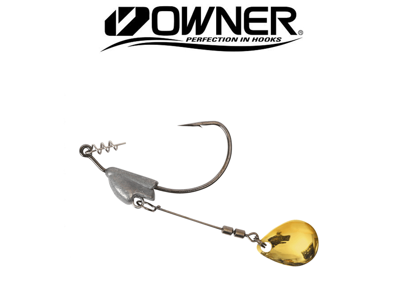 Owner 4164 Flashy Swimmer with CPS (Weight: 1/8oz, Hook Size: 1/0, Pack: 2pcs)