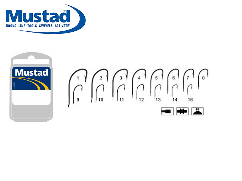Mustad Superior Crystal (Size: 10, Pack: 50)