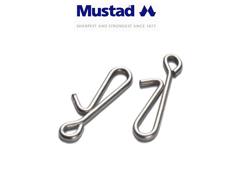 Mustad Lead Quick Link with Bait Clip (#S, 10pcs)