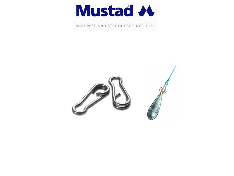 Mustad Hawaiian Snap with Easy Link (Size: 3, Pack: 6)