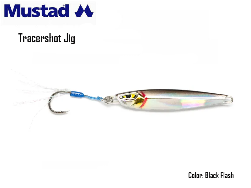 Mustad Tracershot Jig (Weight: 40gr, Color: Black Flash BLF)
