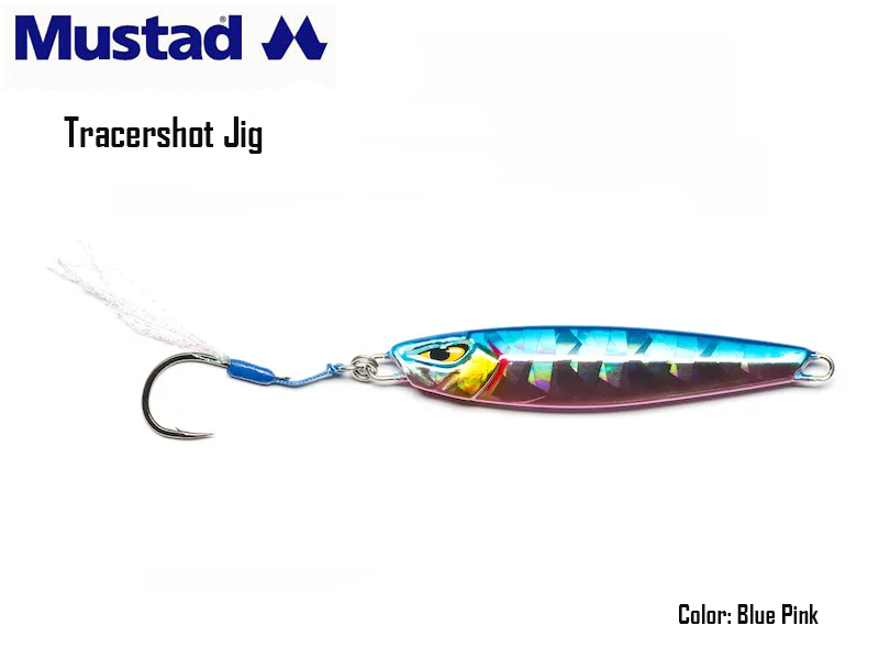 Mustad Tracershot Jig (Weight: 20gr, Color: Blue Pink BLP)