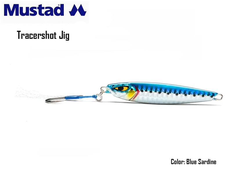 Mustad Tracershot Jig (Weight: 15gr, Color: Blue Sardine BSD)