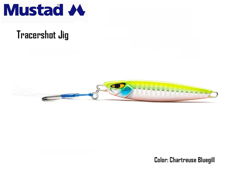 Mustad Tracershot Jig (Weight: 15gr, Color: Chartreuse Bluegill CHB)