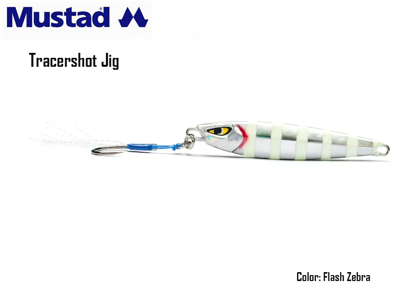 Mustad Tracershot Jig (Weight: 15gr, Color: Flash Zebra FLZ)