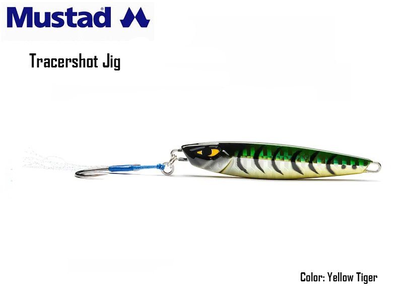 Mustad Tracershot Jig (Weight: 40gr, Color: Yellow Tiger YTG)