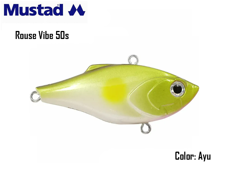 Mustad Rouse Vib 50s (Size: 50mm, Weight: 7.6gr, Color: Ayu)