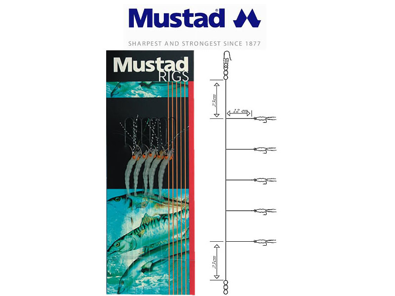 Mustad Luminous Shrimp Rig (Hook: 2)