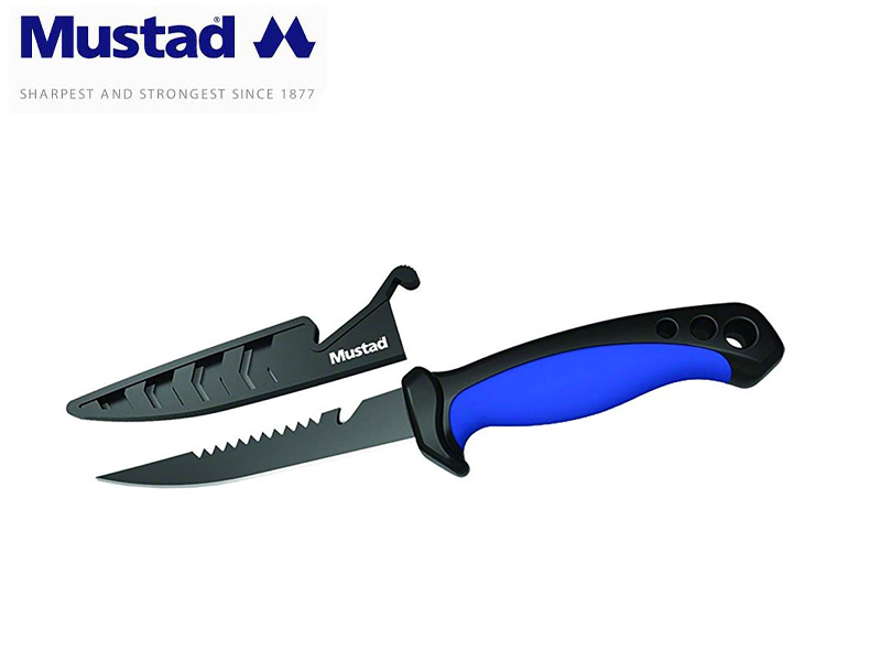 Mustad MT020 Budget Bait Knife w/Black Teflon Coating (Size: 10cm)