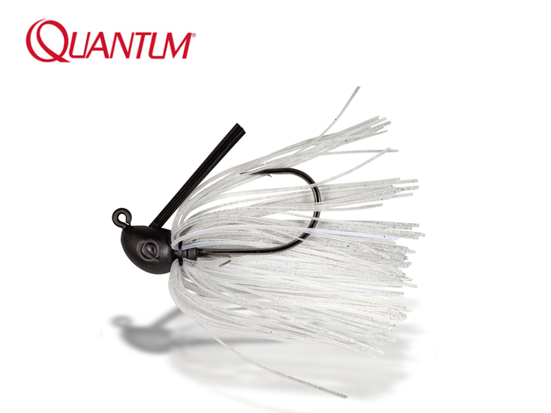 Quantum 4street Rubber Jig (Weight: 14gr, Color: White, Hook:4/0, Pack:1pcs)