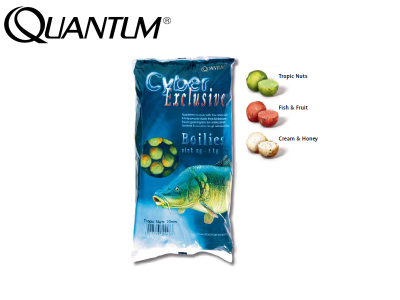 Quantum Cyber Exclusive Boilies (Tropic Nuts, 20mm, 1KG)