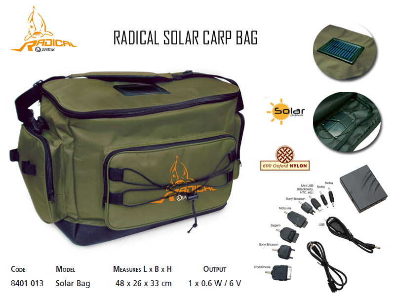 Quantum Radical Solar Carp Bag (Length: 48cm, Width: 26cm, Height: 33cm)
