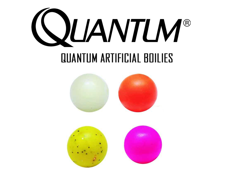 Quantum Artificial Boilies (Diameter: 12mm, Flavor: Caramel, Color: Orange, Pack: 10pcs)