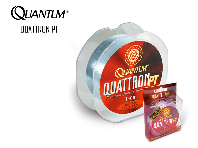 Quantum Quattron PT (Size: 0.165mm, Breaking Strength: 2.60kg, Length: 150M)