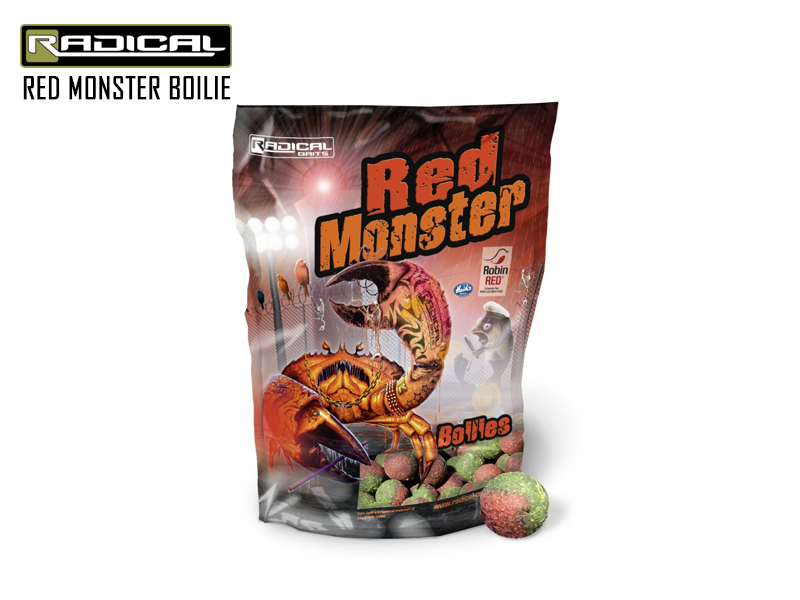 Quantum Radical Red Monster Boilie (Size: 16mm, Contents: 1kg)