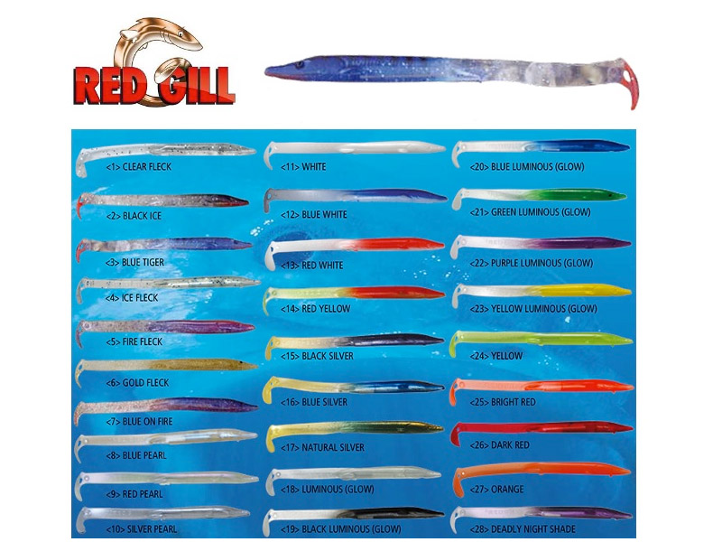 Red Gill Originals (Length: 115mm, Pack: 3, Colour: Black Ice)