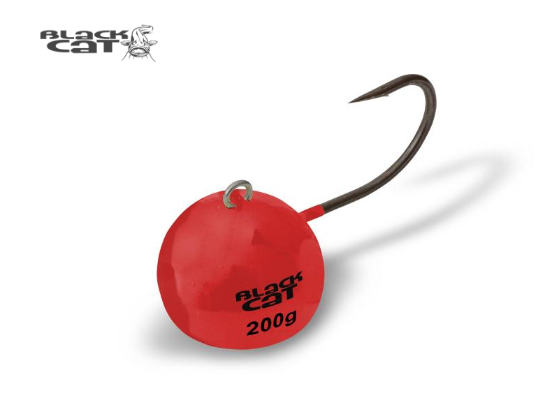 Black Cat Red Fireball (Weight: 160gr, Hook Size: 6/0, Pack: 1pc)