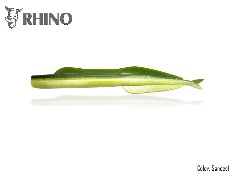 Rhino Sandeel Tail (Size: 170mm, Color: Sandeel, Pack: 2pcs)