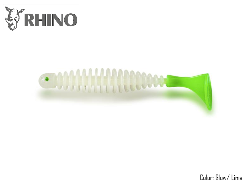Rhino Salty Paddler (Size: 150mm, Color: Glow/Lime, Pack: 1pc)