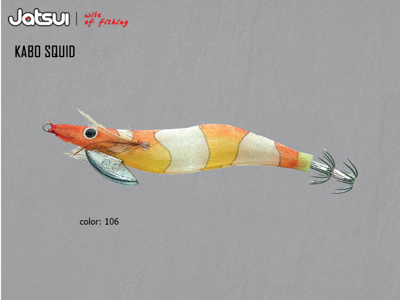 Jatsui Kabo Squid Silky (Size: 3.0, Weight: 14gr, Color: 106)