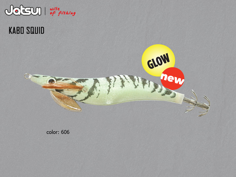 Jatsui Kabo Squid Silky (Size: 3.0, Weight: 14gr, Color: 606)