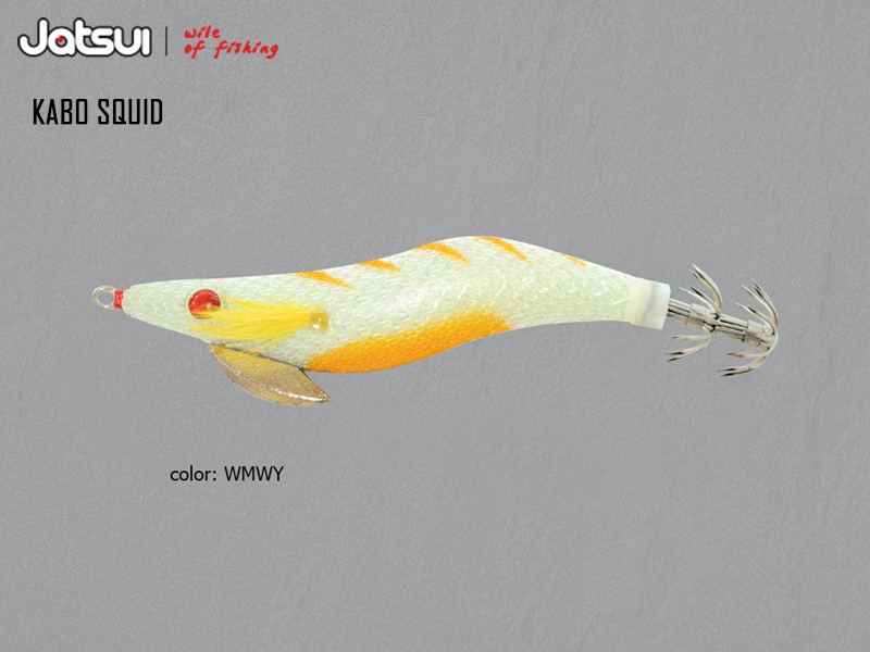 Jatsui Kabo Squid White Magic (Size: 3.0, Weight: 14gr, Color: WMWY)
