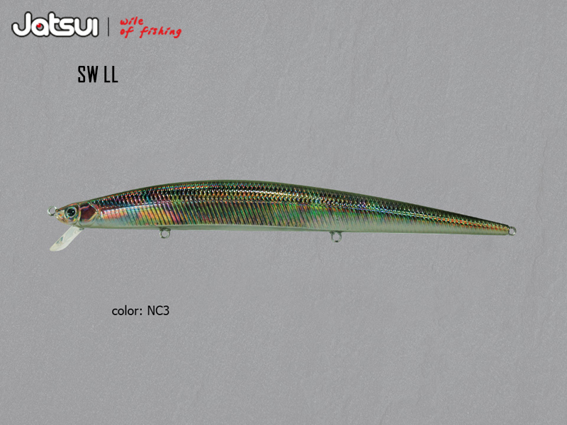 Jatsui Sea Slicker SW-LL (Length: 180mm, Weight: 26gr, Color: NC3)
