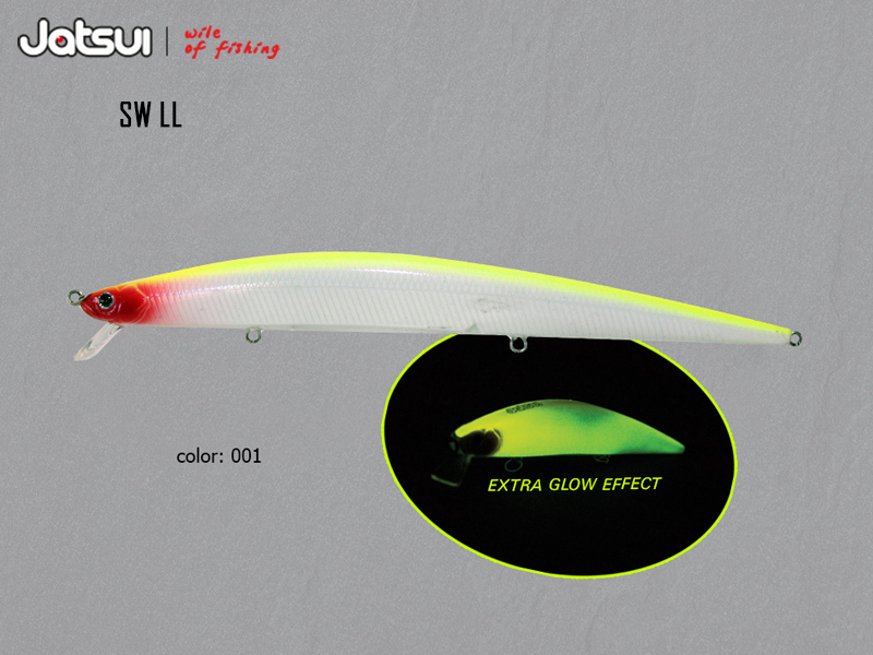 Jatsui Sea Slicker SW-LL (Length: 180mm, Weight: 26gr, Color: 001)