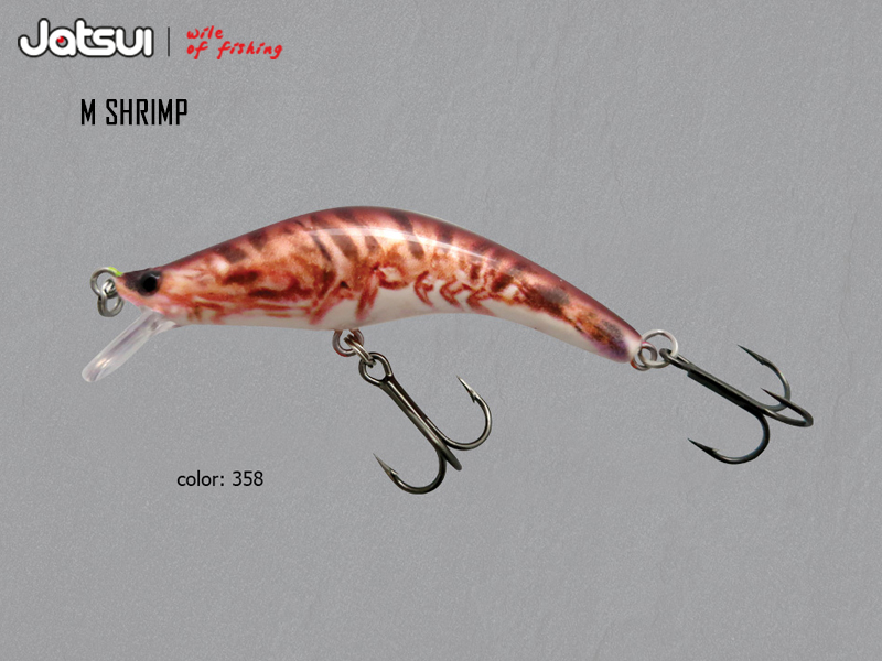 Jatsui M Shrimp (Length: 50mm, Weight: 3.2gr, Color: 358)