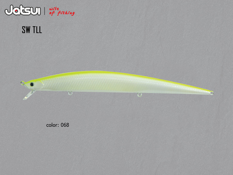 Jatsui Sea Slicker SW TLL Minnow (Length: 180mm, Weight: 29gr, Color: 068)