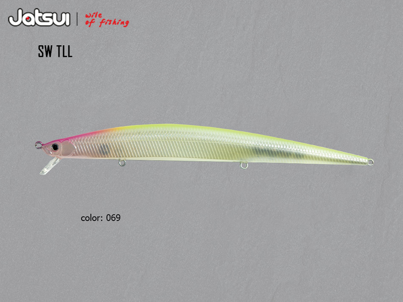 Jatsui Sea Slicker SW TLL Minnow (Length: 180mm, Weight: 29gr, Color: 069)