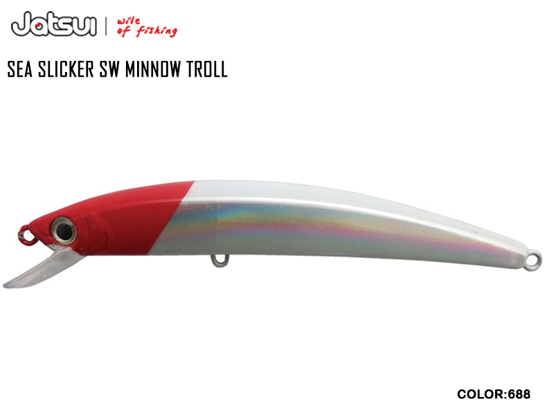 Jatsui Sea Slicker SW Minnow Troll (Length: 130mm, Weight: 18gr, Color: 688)