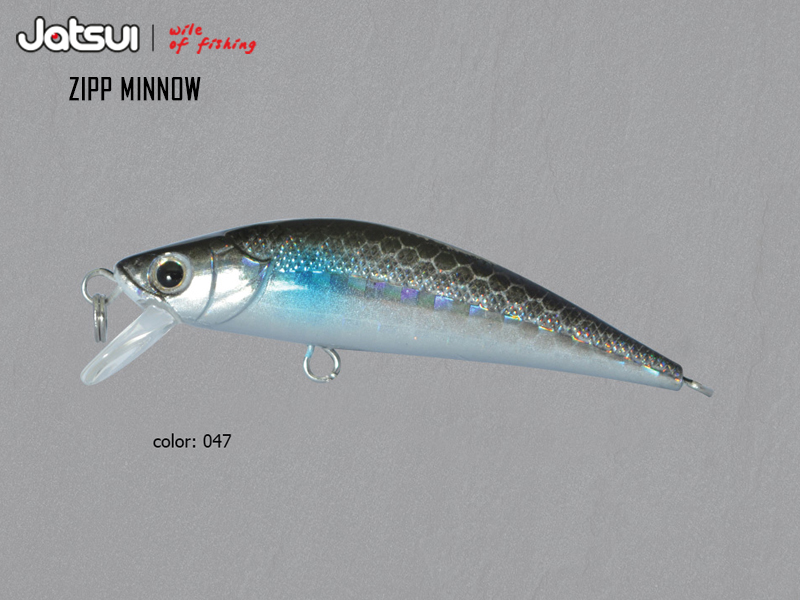 Jatsui ZIPP Minnow (Length: 50mm, Weight: 3gr, Color: 047)