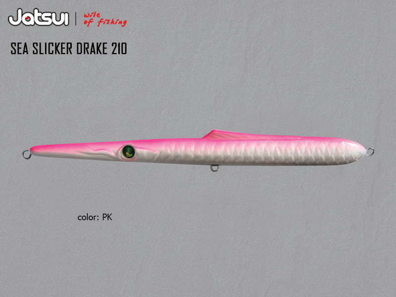 Jatsui Sea Slicker Drake 210 (Length: 210mm, Weight: 30gr, Color: PK)