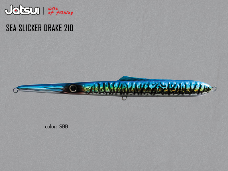 Jatsui Sea Slicker Drake 210 (Length: 210mm, Weight: 30gr, Color: SBB)